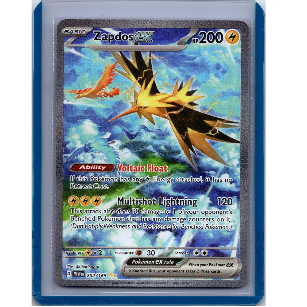 Zapdos ex #202 Ingles