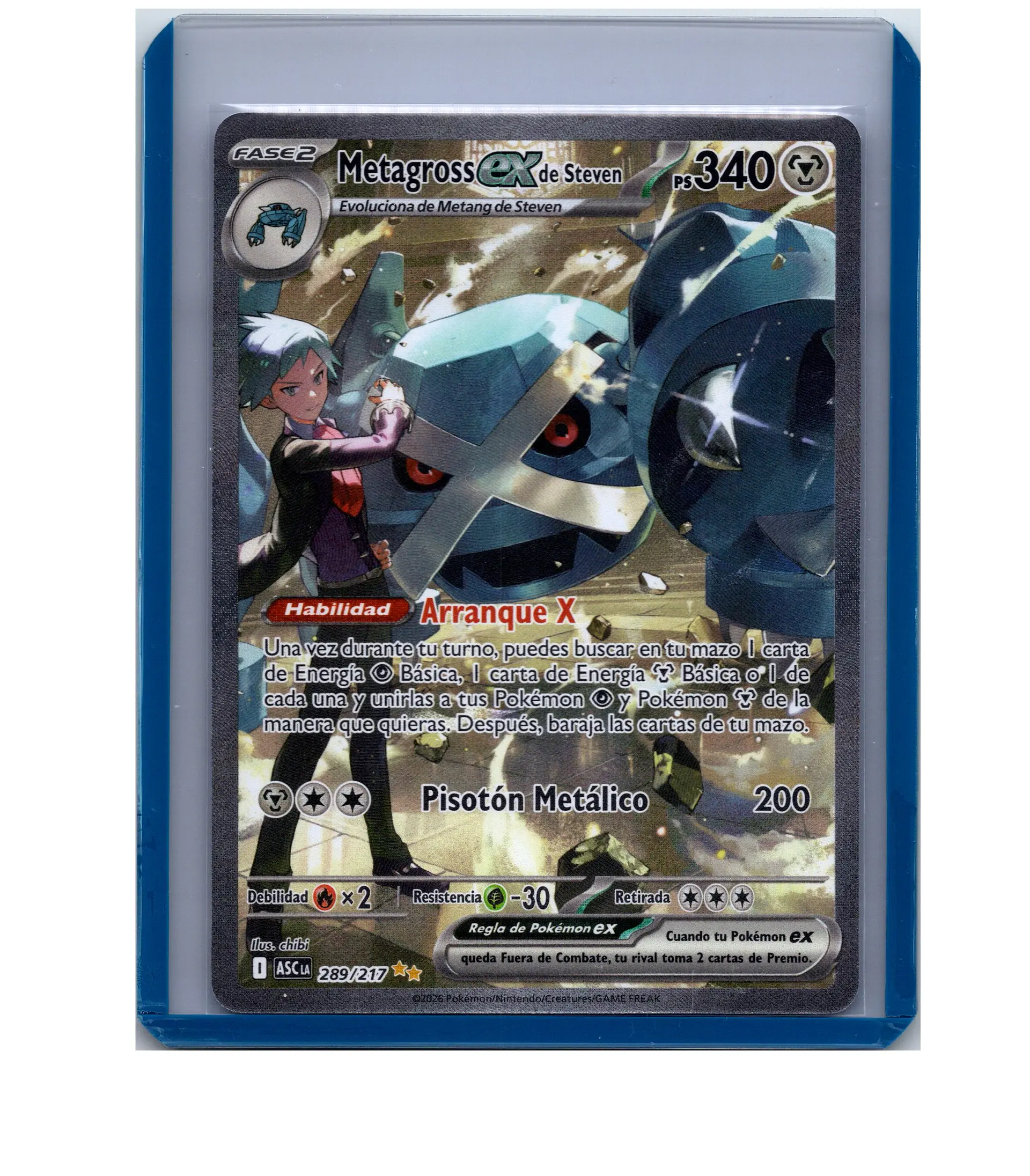 Steven's Metagross Ex #289 Español 1
