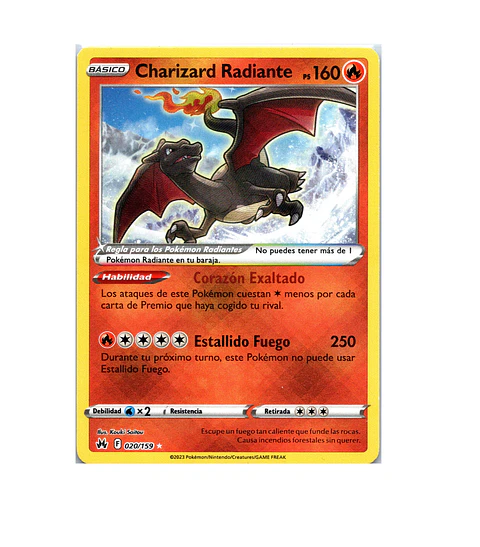 Radiant Charizard #20 Español