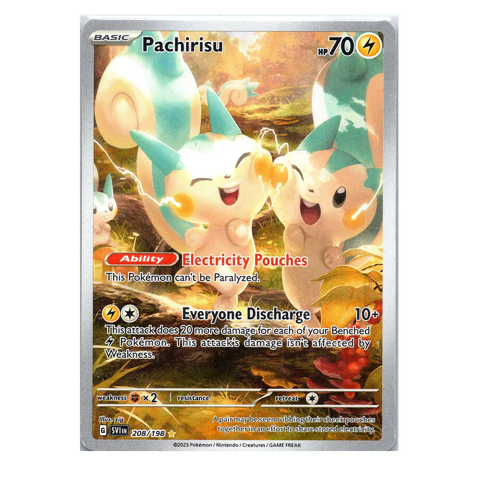 Pachirisu #208 Ingles
