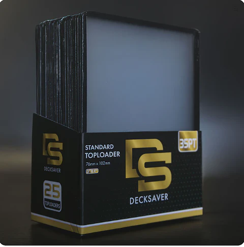 Toploader 35PT borde negro (25 unidades)