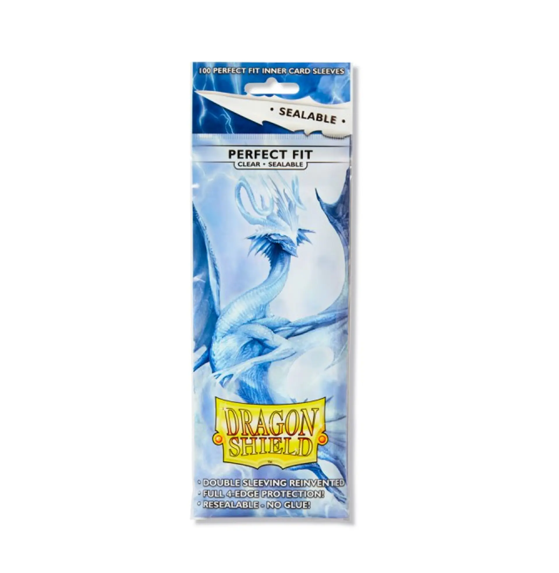 SEALABLE PERFECT FIT SLEEVES STANDARD SIZE (100) - CLEAR 1