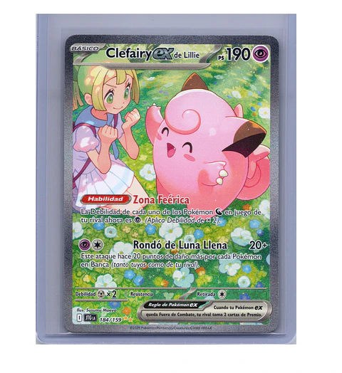 Lillie's Clefairy Ex #184 Español