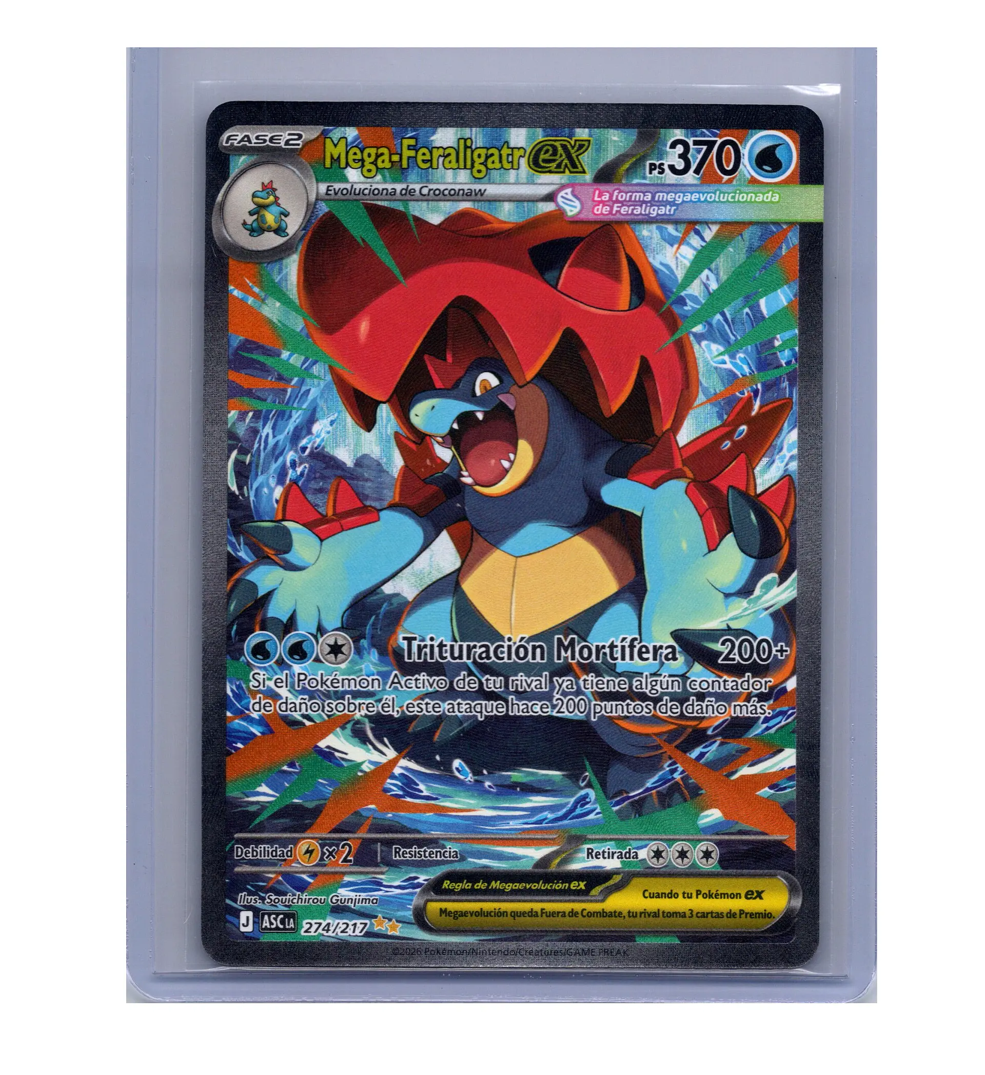 Mega Feraligatr Ex #274 Español 1