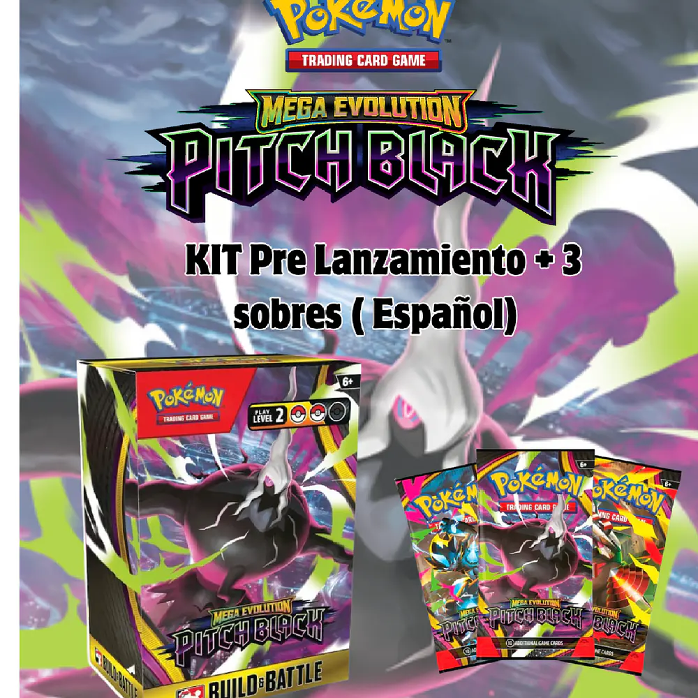 Kit Prelazamiento Pitch Black + 3 (Español)