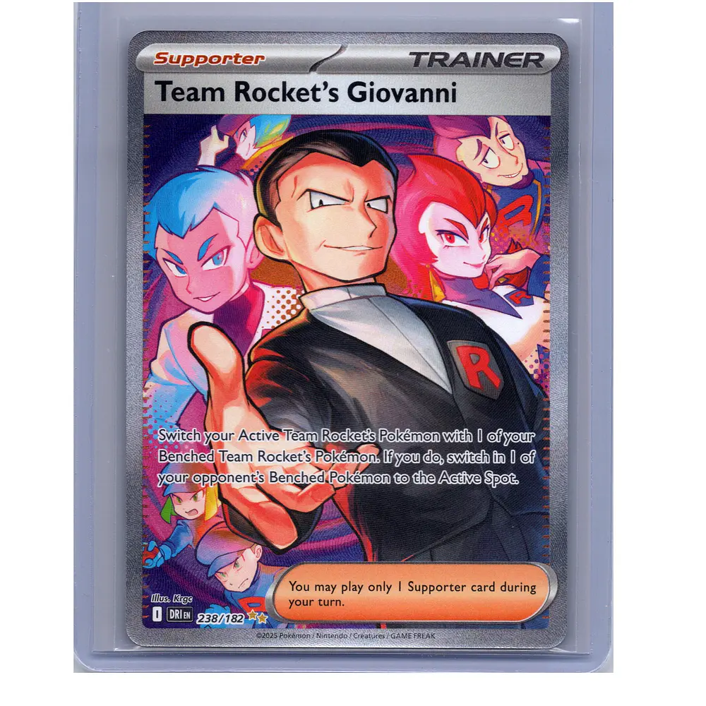 Team Rocket's Giovanni #238 Ingles