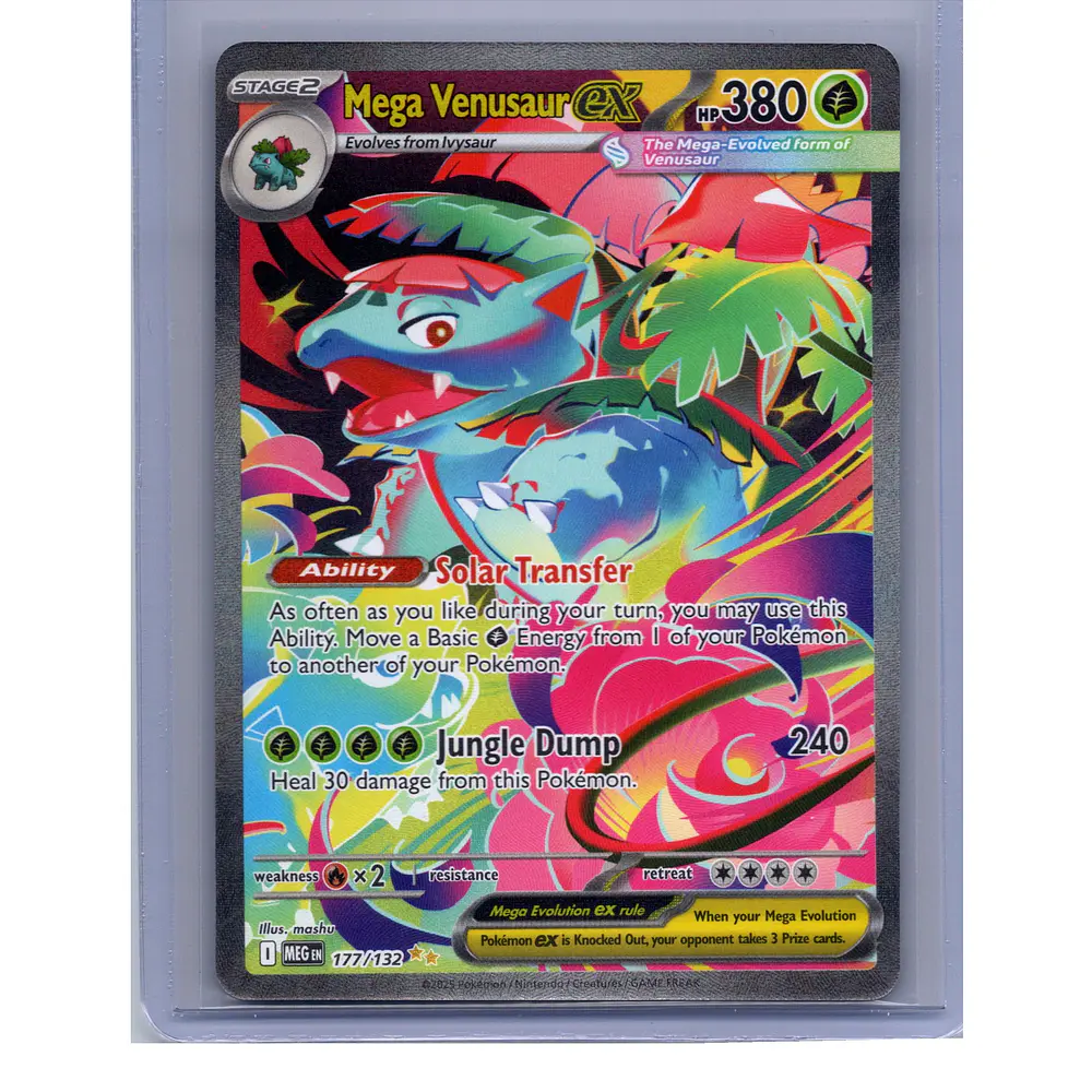 Mega Venusaur Ex #177 Ingles 