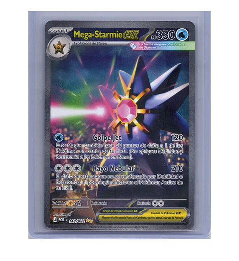 Mega Starmie ex #118 Español
