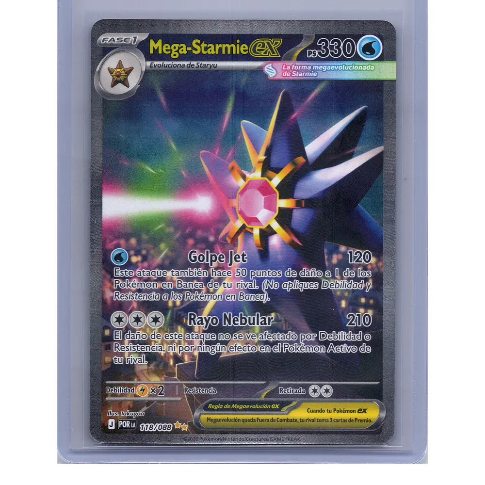 Mega Starmie ex #118 Español
