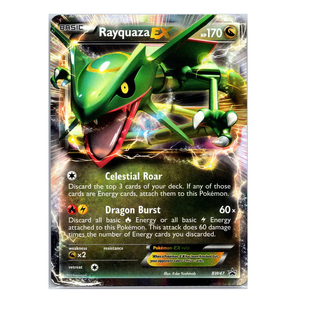 Rayquaza EX #BW47 INGLES Lightly Played