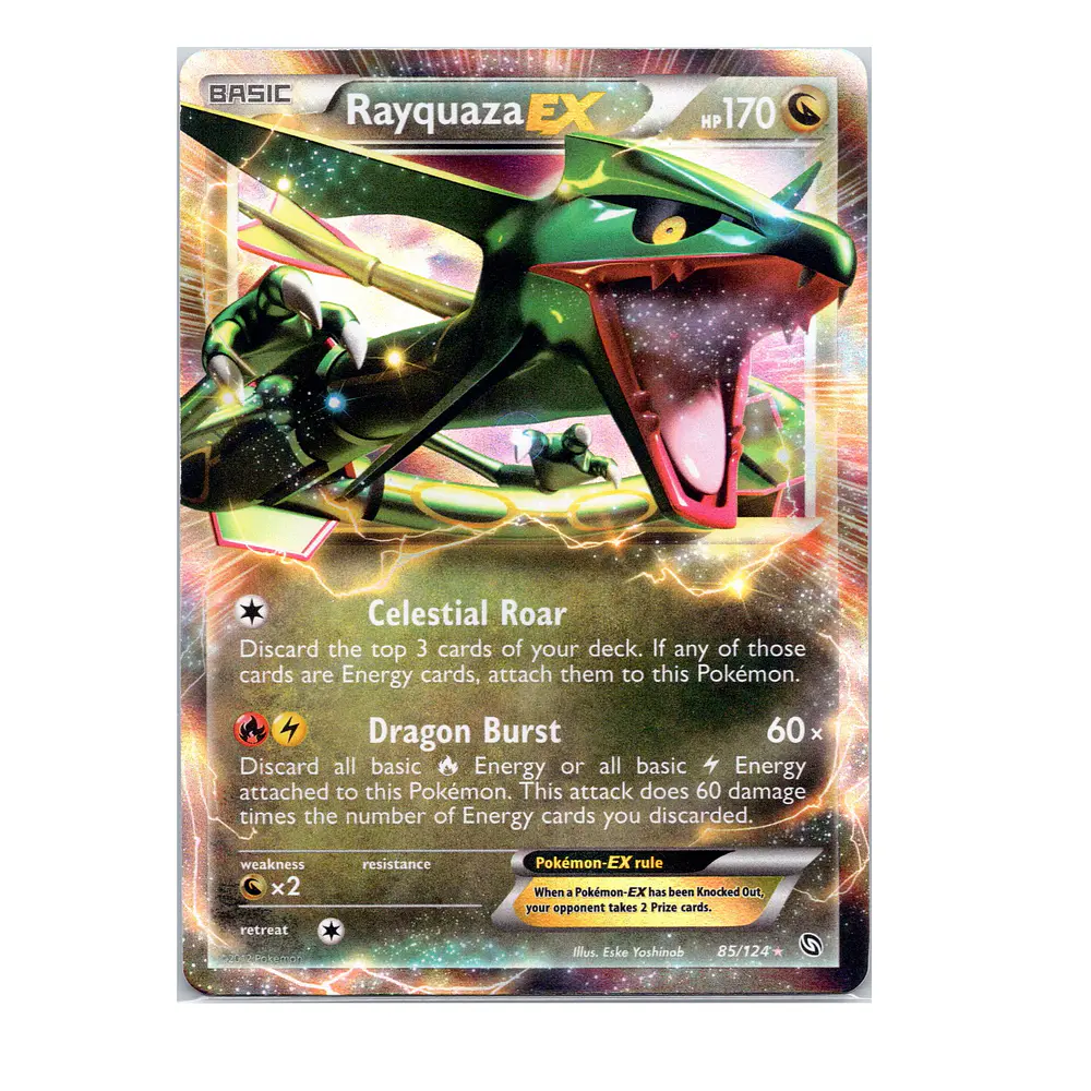 Rayquaza EX #85 INGLES Lightly Played