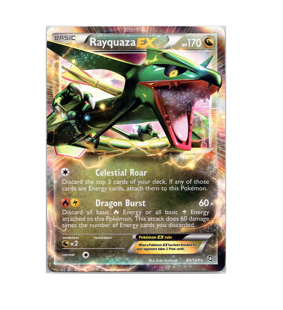 Rayquaza EX #85 INGLES Lightly Played 1
