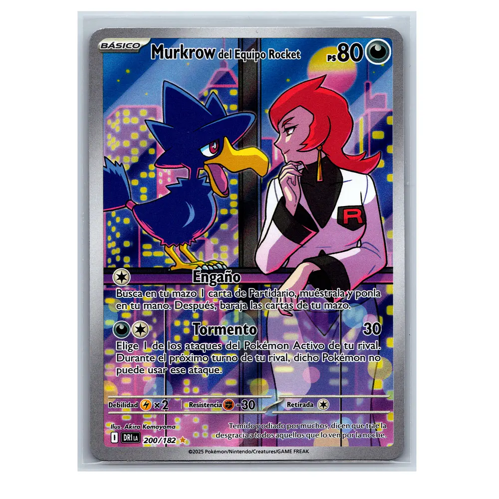 Team Rocket's Murkrow #200  Español