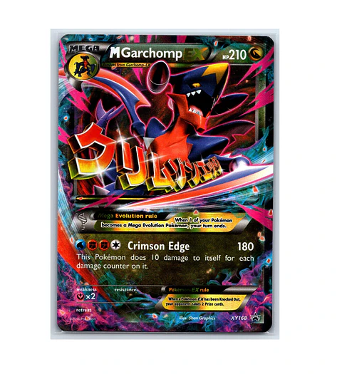 M Garchomp EX #XY168 Lightly Played INGLES