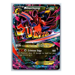M Garchomp EX #XY168 Lightly Played INGLES