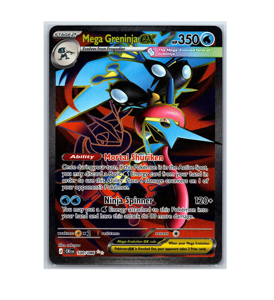 Mega Greninja ex #100 INGLES 1