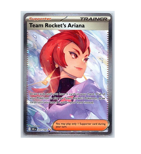 Team Rocket's Ariana #237 INGLES