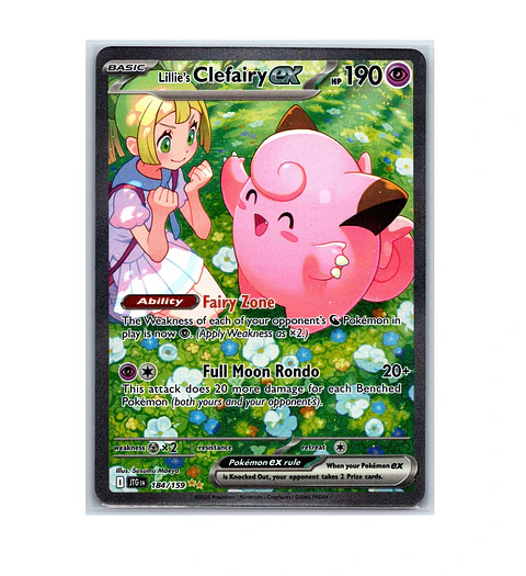 Lillie's Clefairy Ex #184 INGLES