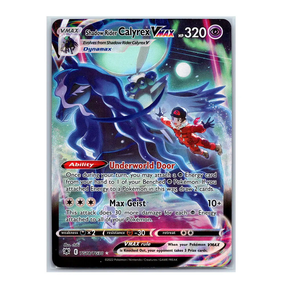 Shadow Rider Calyrex VMAX #TG18 INGLES
