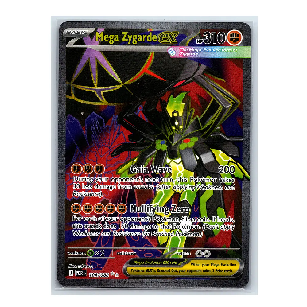 Mega Zygarde ex #104 INGLES