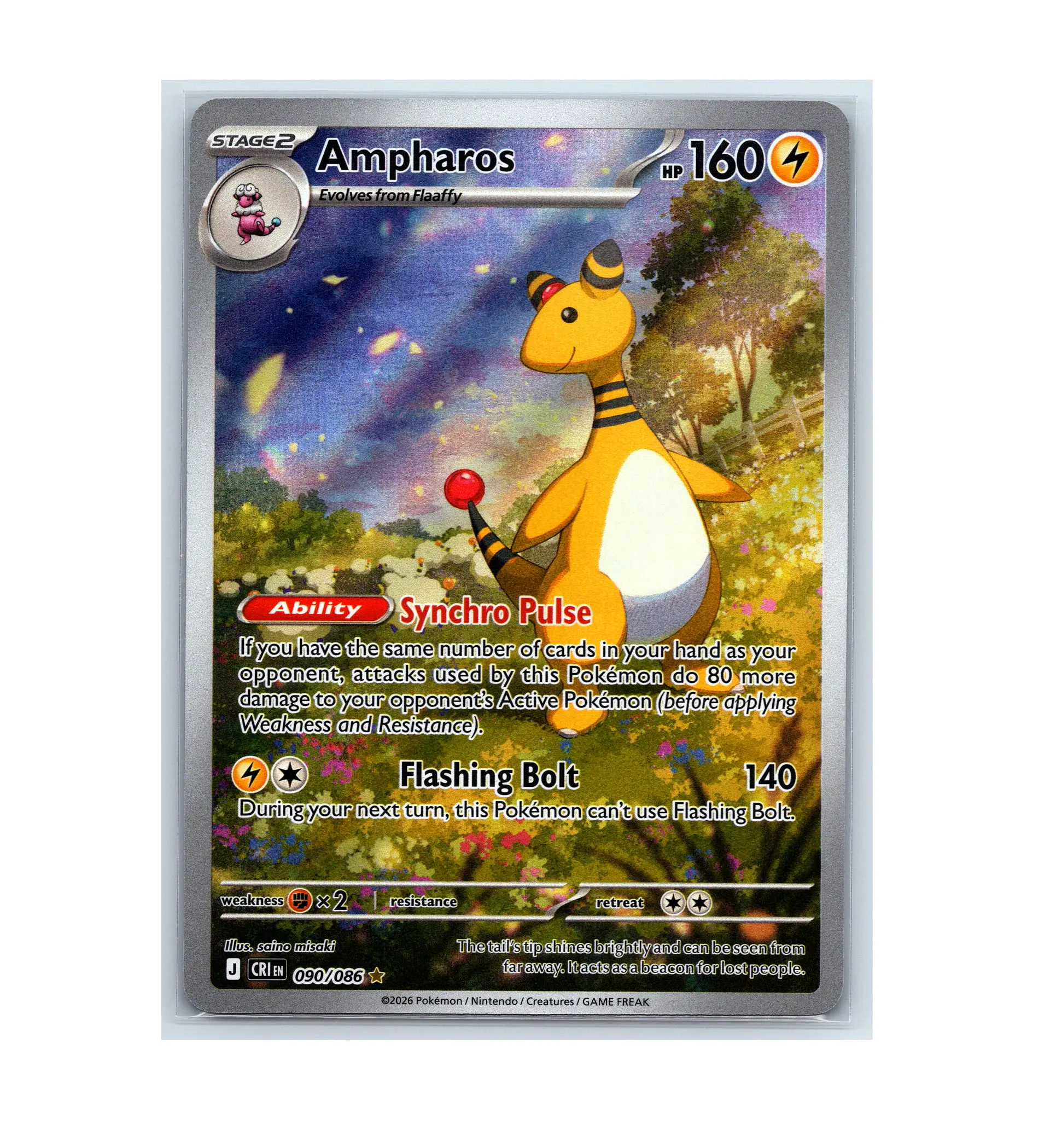 Ampharos #90 INGLES 1