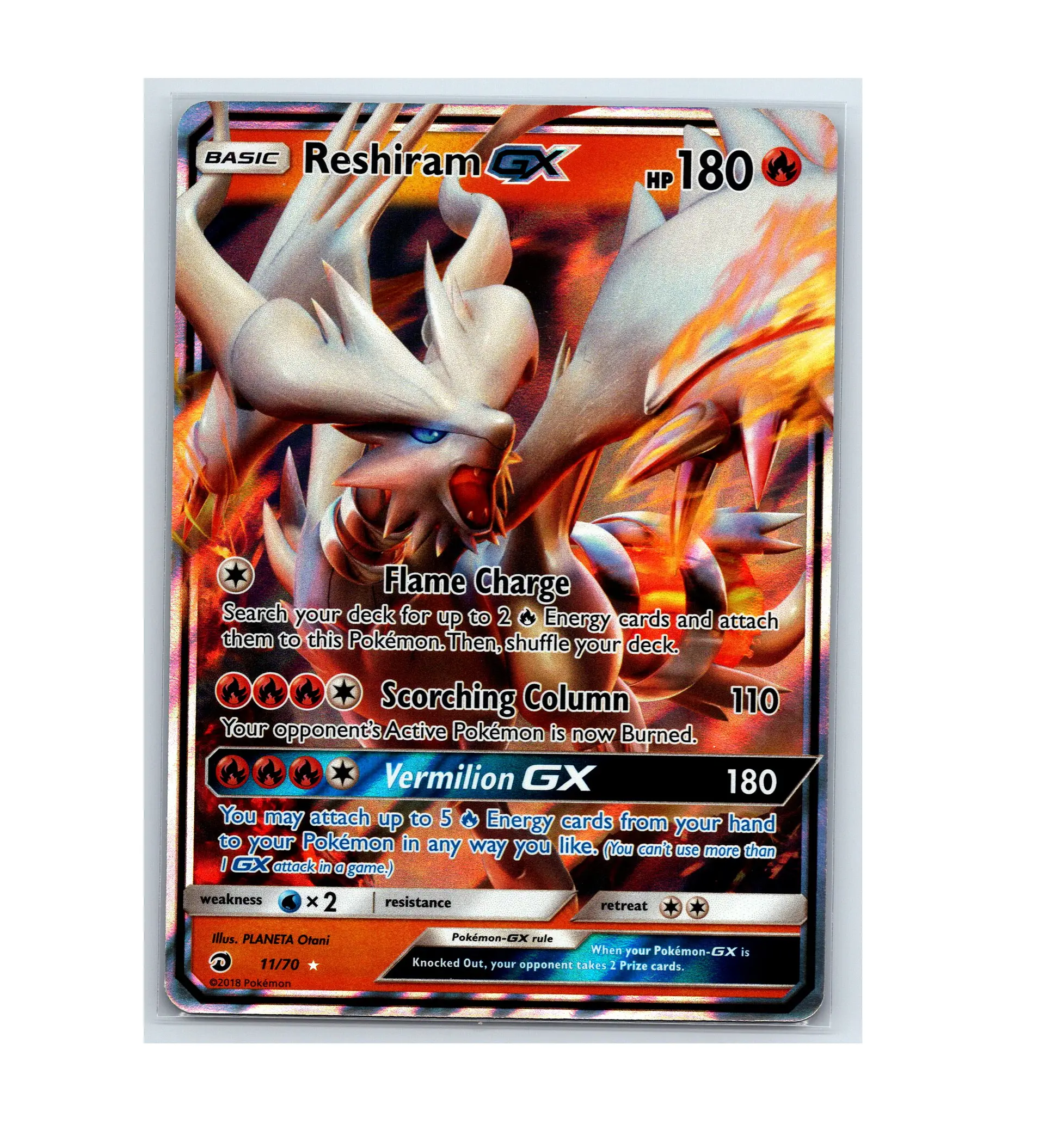 Reshiram GX #11 INGLES 1