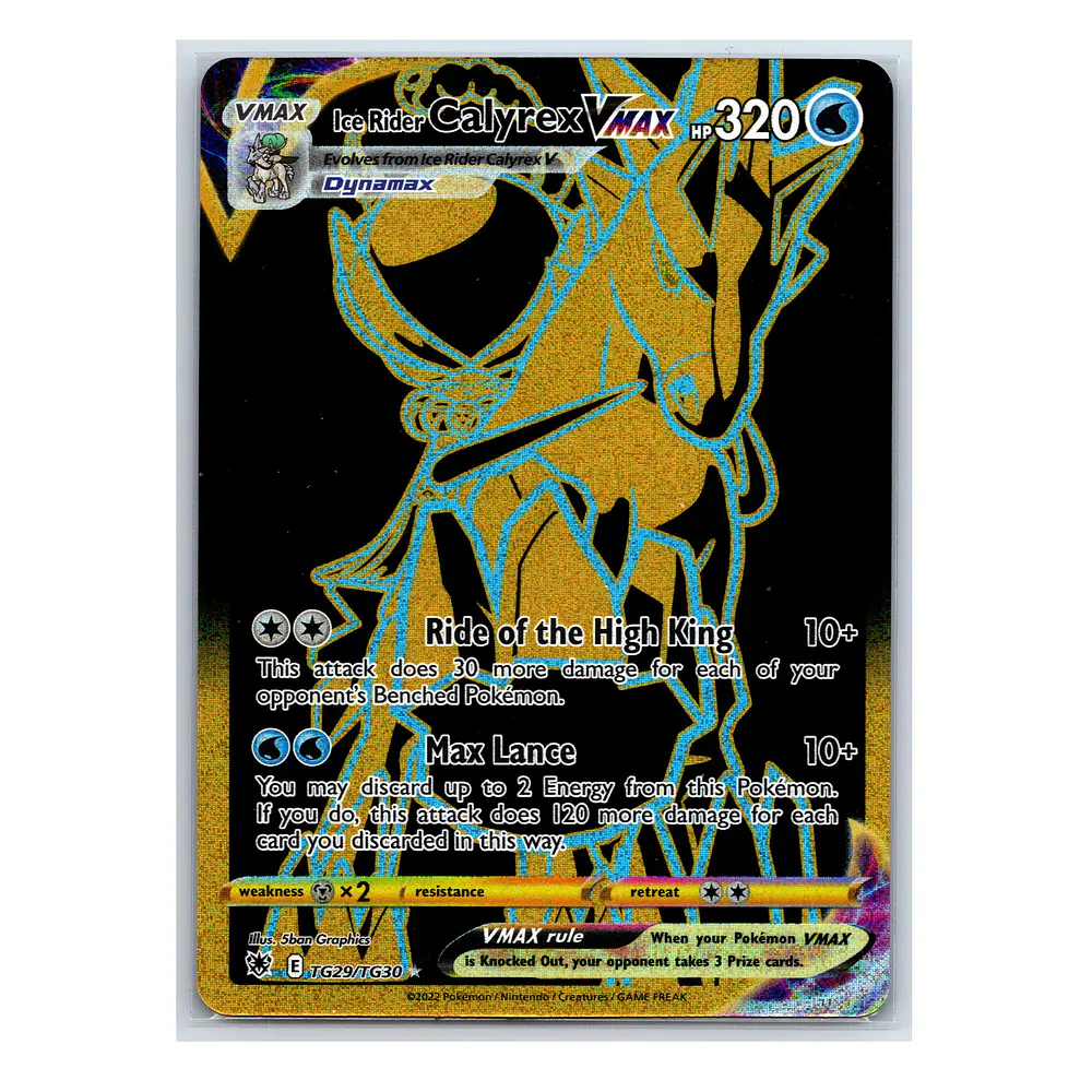 Ice Rider Calyrex VMAX #TG29 INGLES
