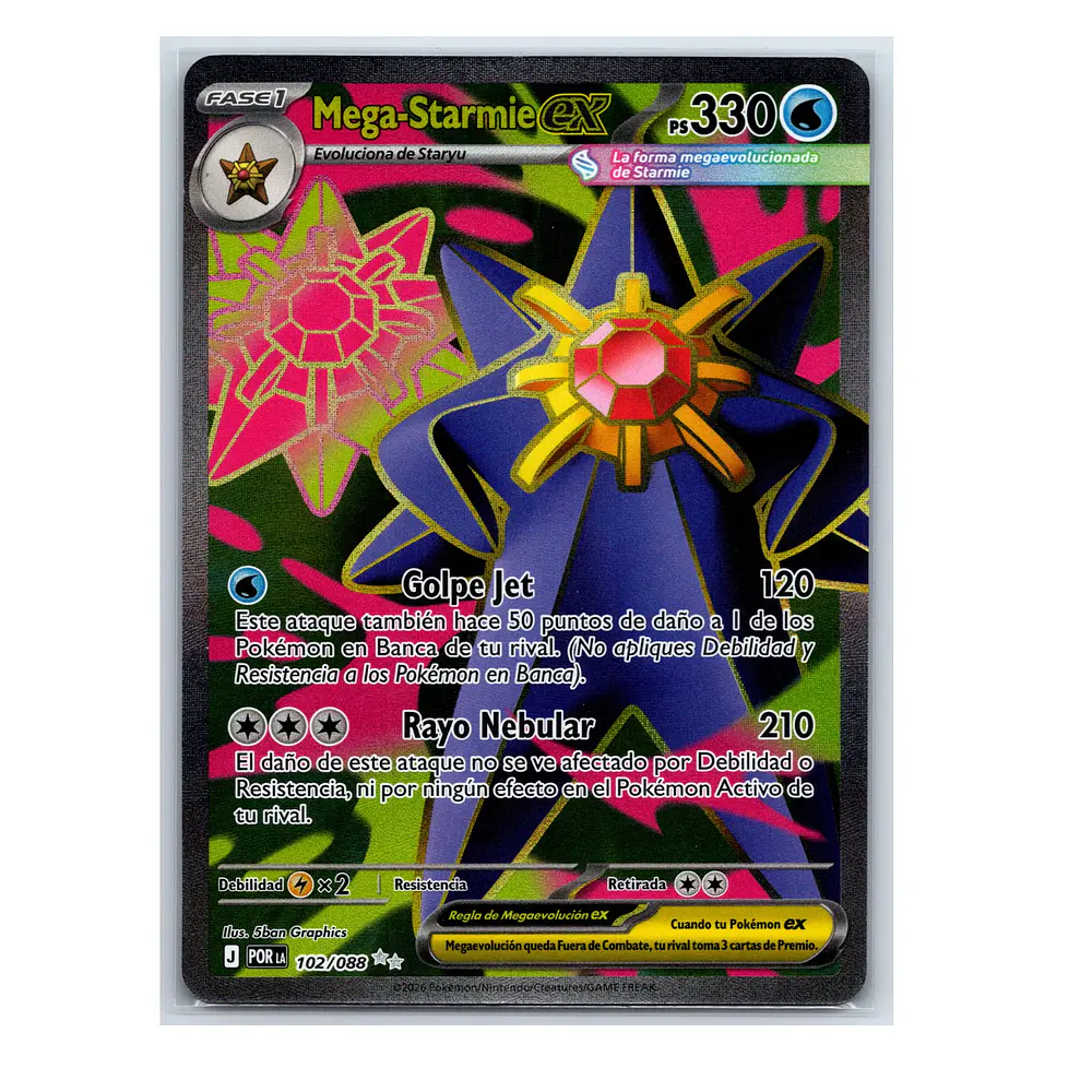 Mega Starmie ex #102 ESPAÑOL