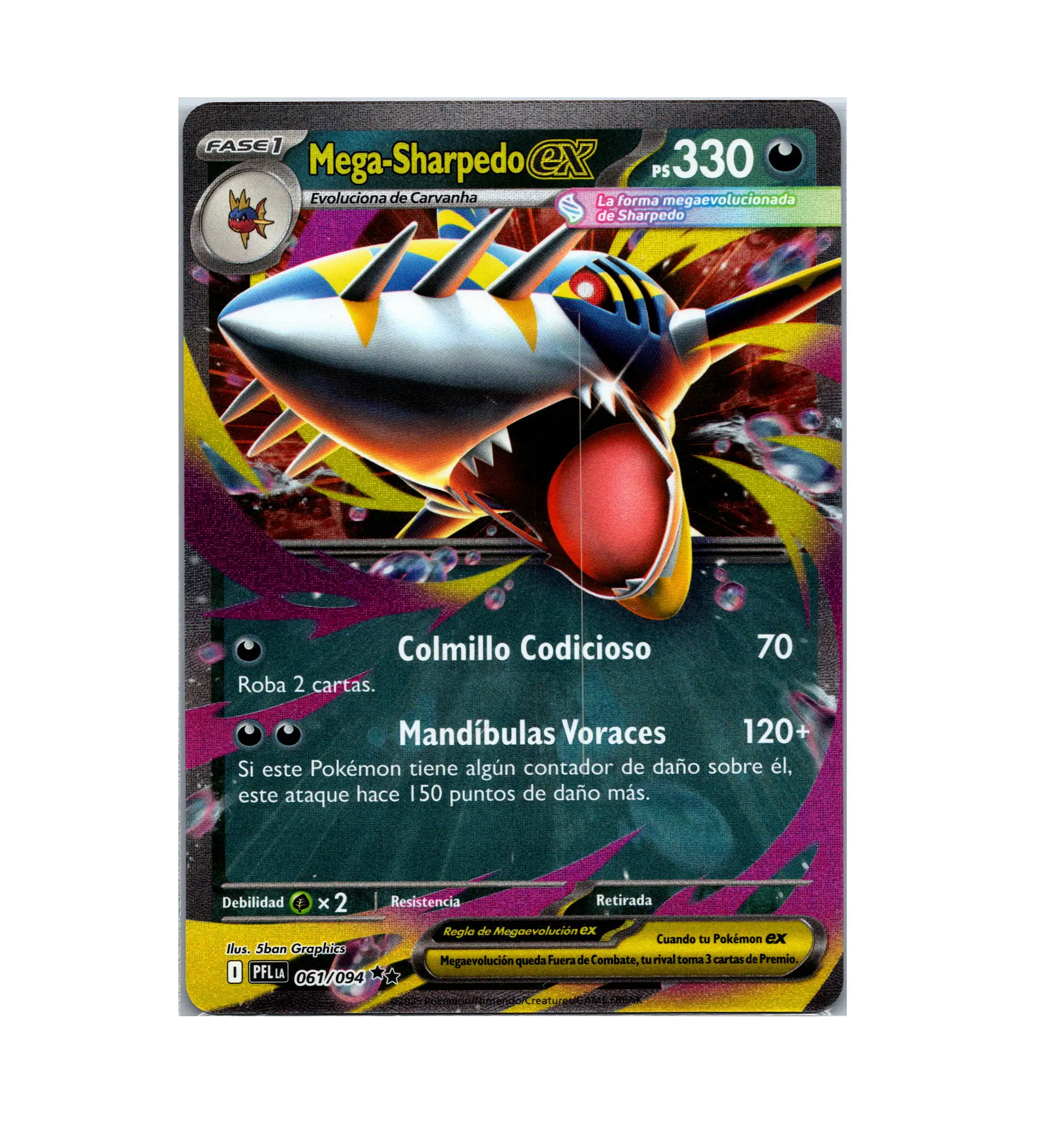 Mega Sharpedo ex #61  1
