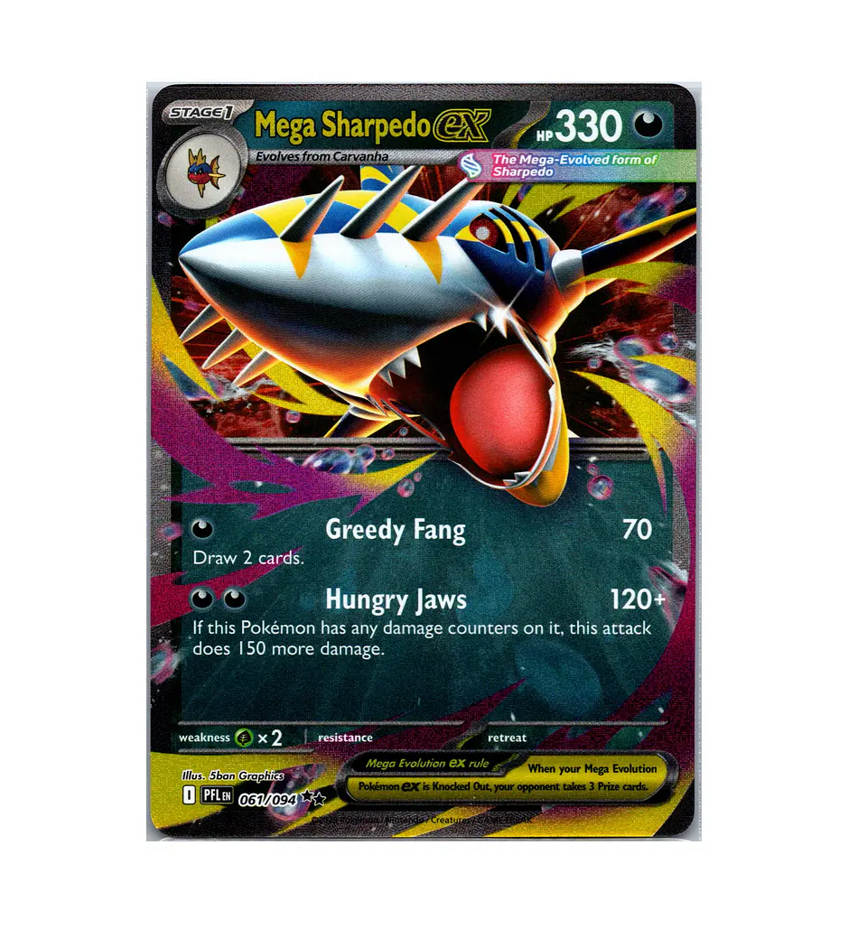 Mega Sharpedo ex #61  2