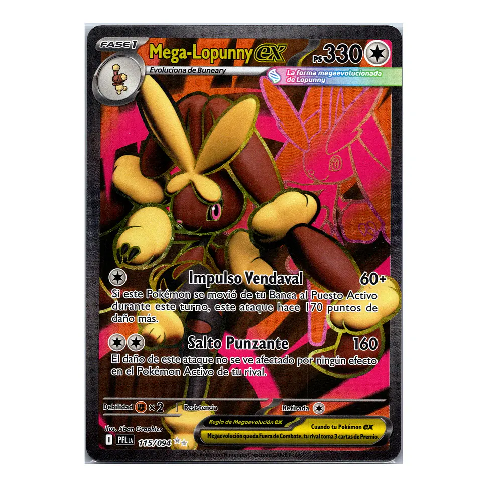 Mega Lopunny ex #115