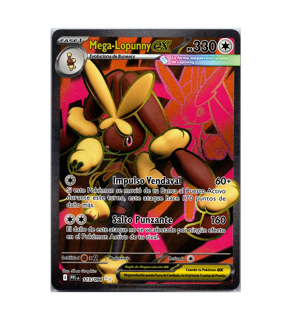 Mega Lopunny ex #115 1