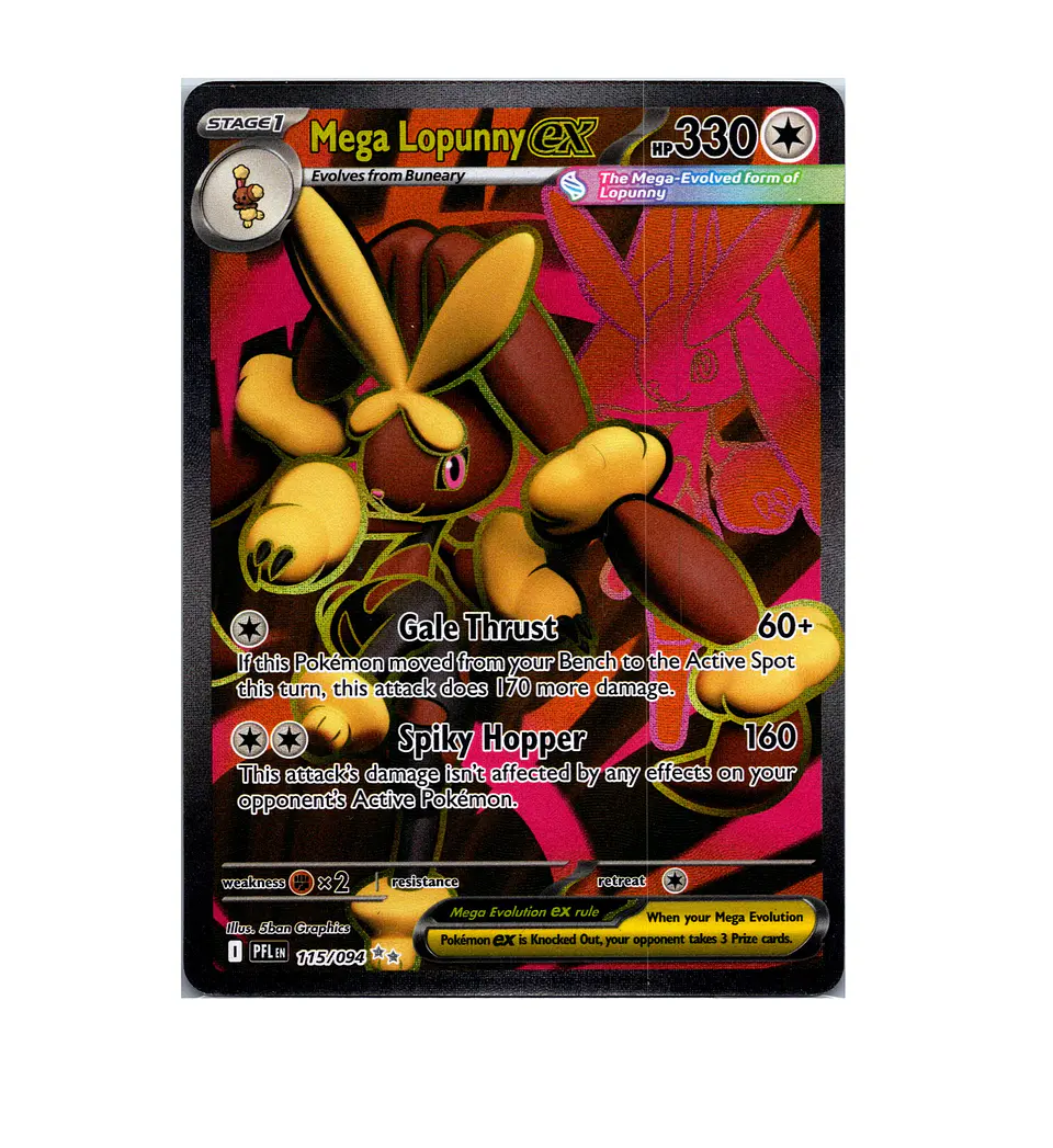 Mega Lopunny ex #115 2
