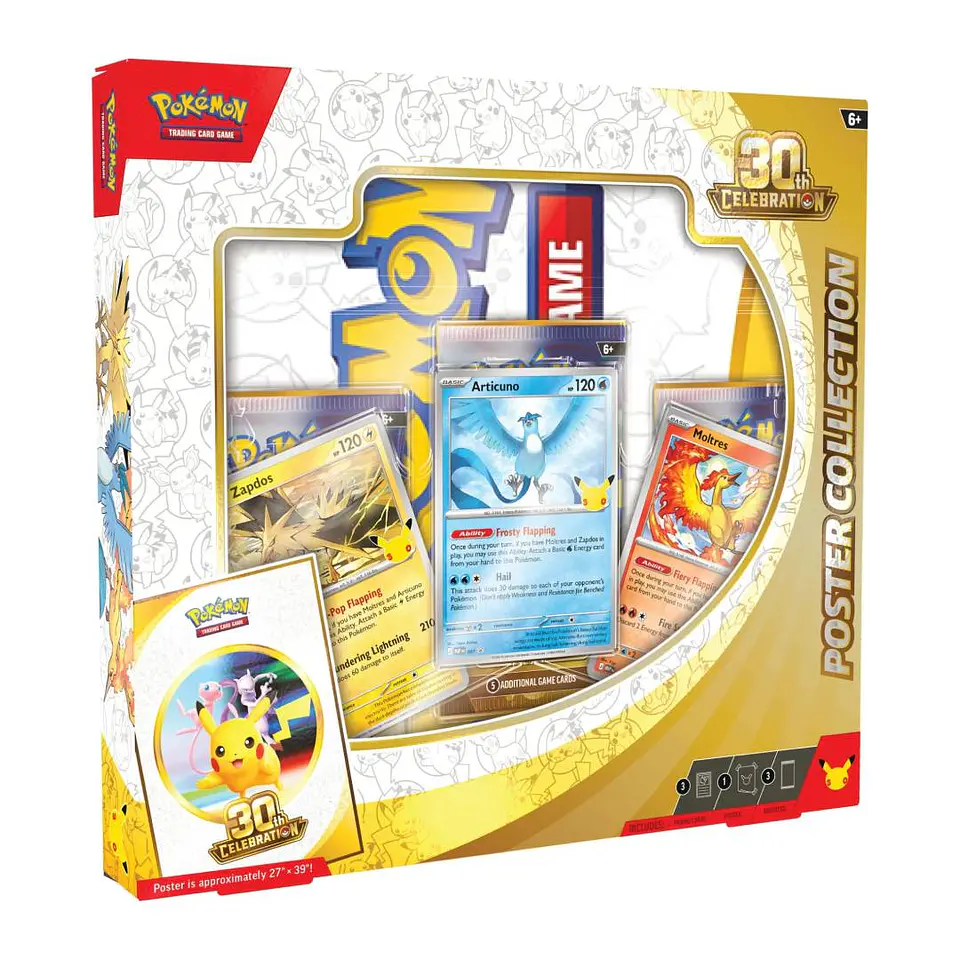 Poster Collection Pokémon TCG: 30th Celebration INGLES 1