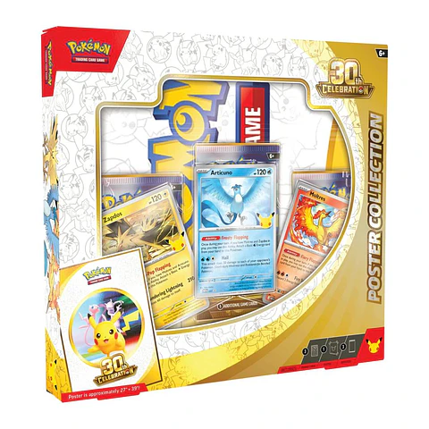 Poster Collection Pokémon TCG: 30th Celebration ESPAÑOL