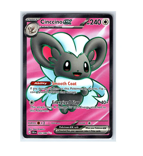 Cinccino ex #105 INGLES