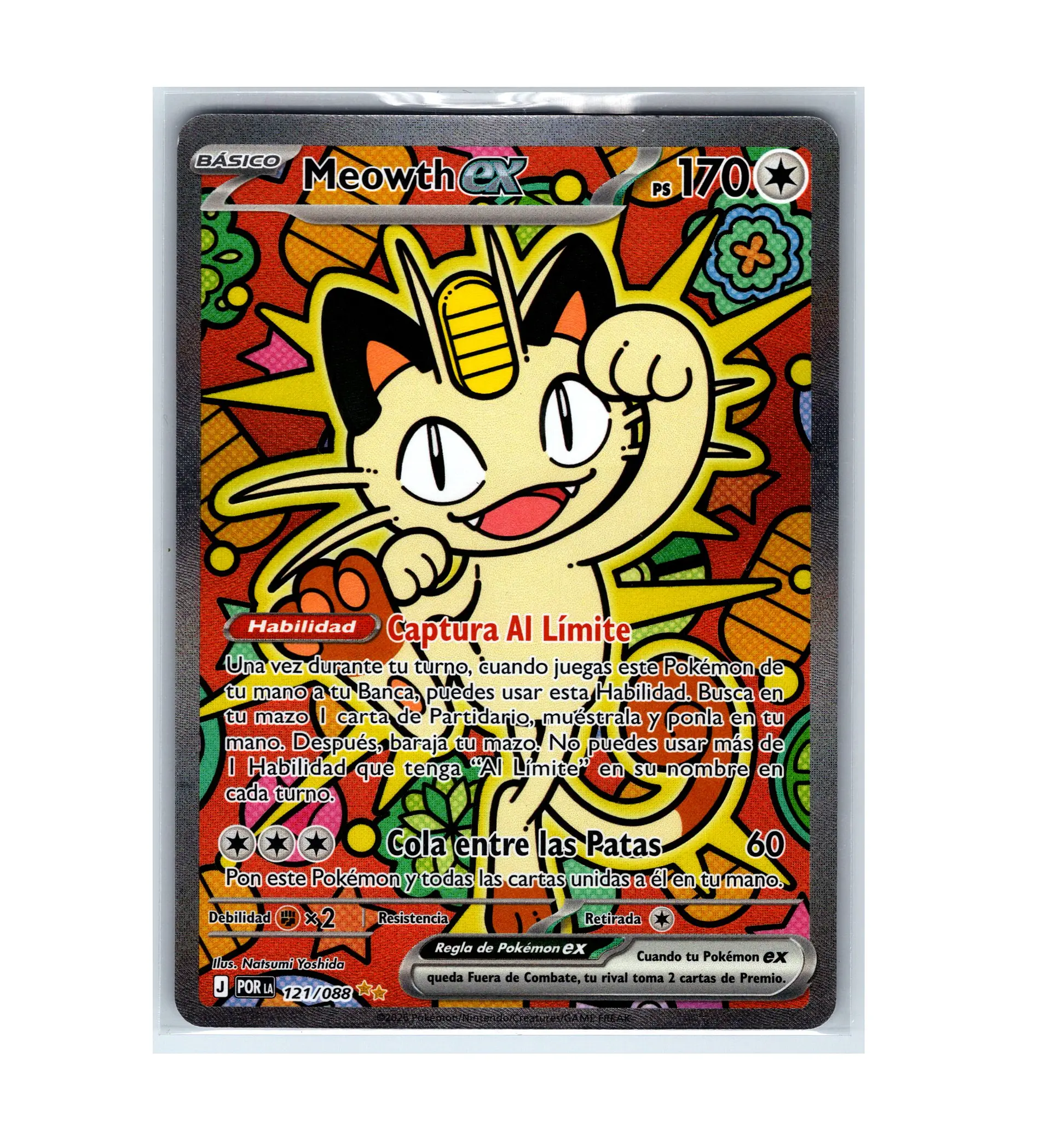 Meowth ex #121 ESPAÑOL 1