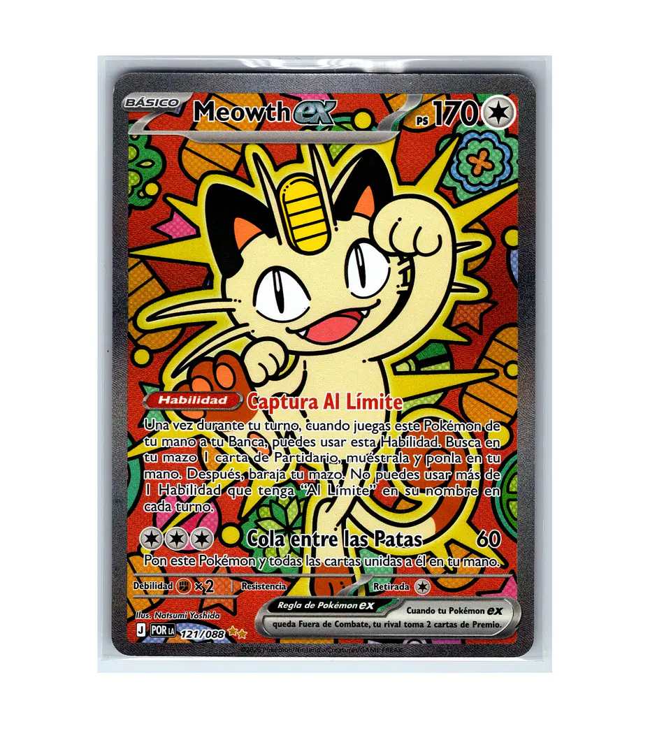 Meowth ex #121 ESPAÑOL 1