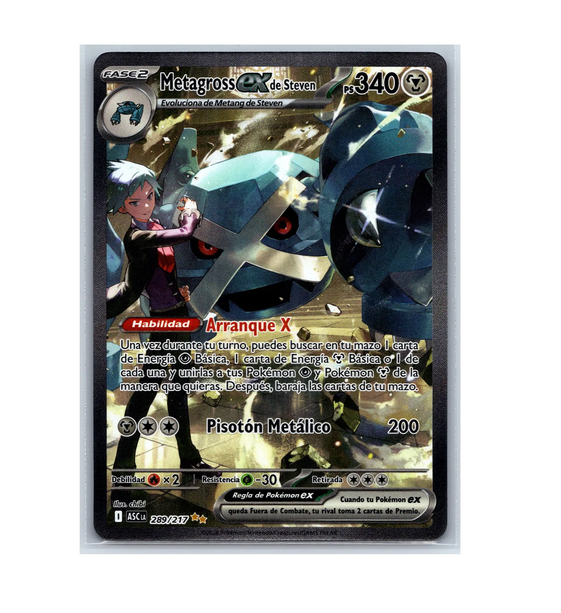 Steven's Metagross Ex #289 ESPAÑOL 1