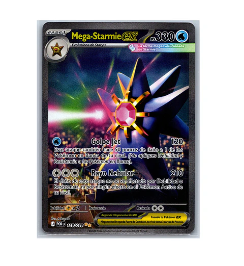 Mega Starmie ex #118 Español