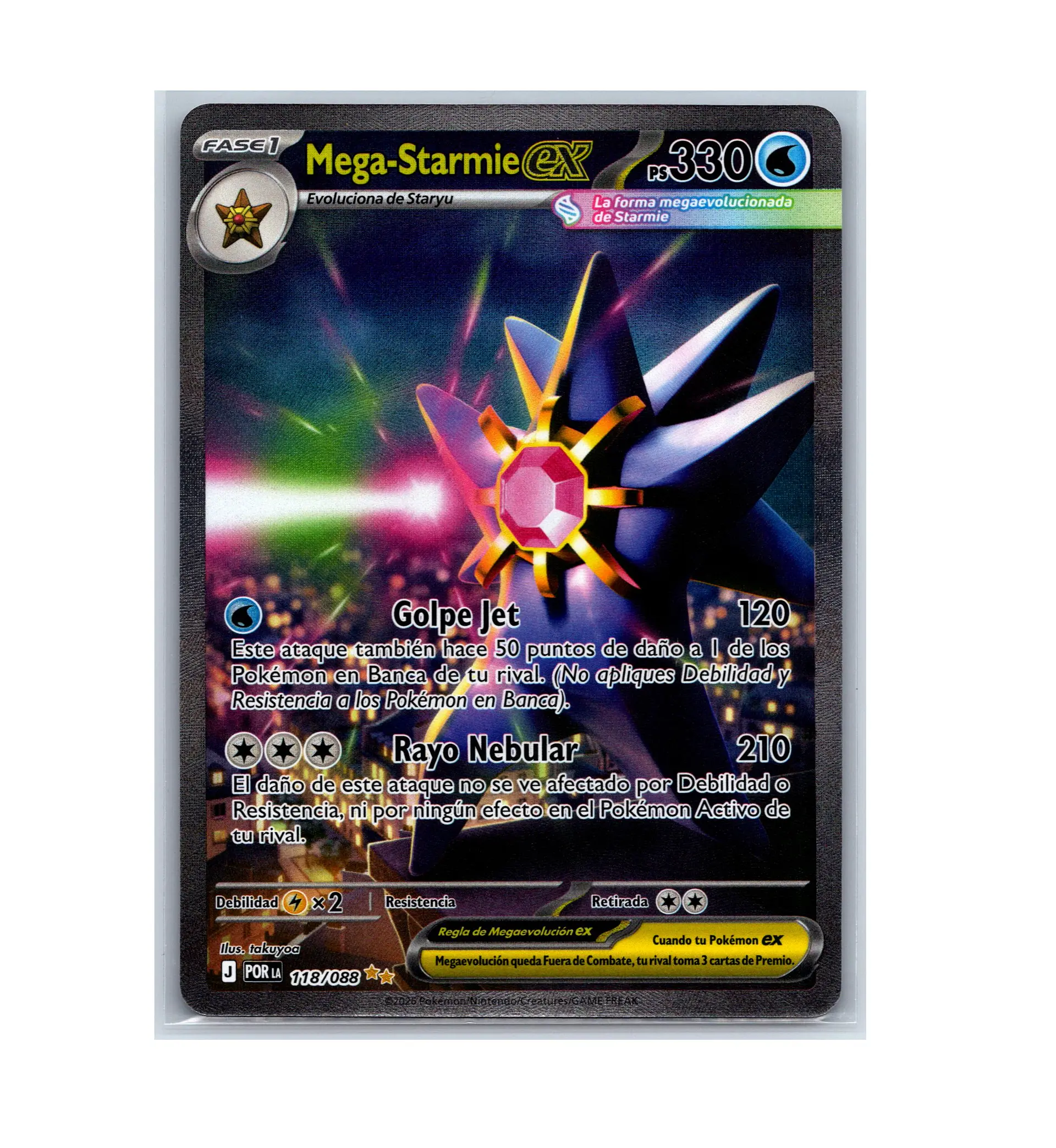 Mega Starmie ex #118 Español 1