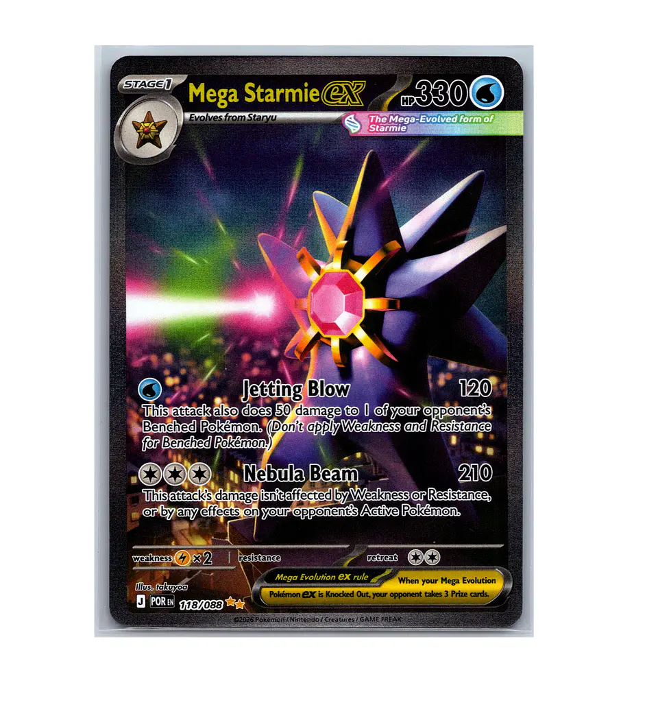 Mega Starmie ex #118 INGLES 1