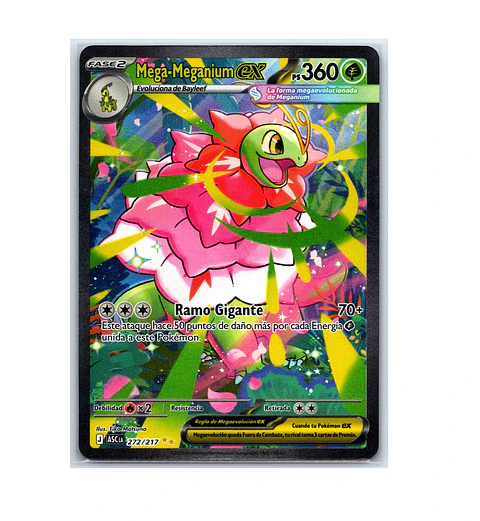 Mega Meganium Ex #272 ESPAÑOL