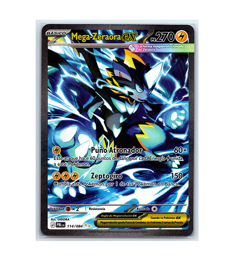 Mega Zeraora ex #114 ESPAÑOL