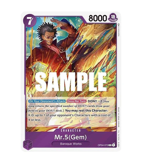 Mr.5 (Gem) OP04-072