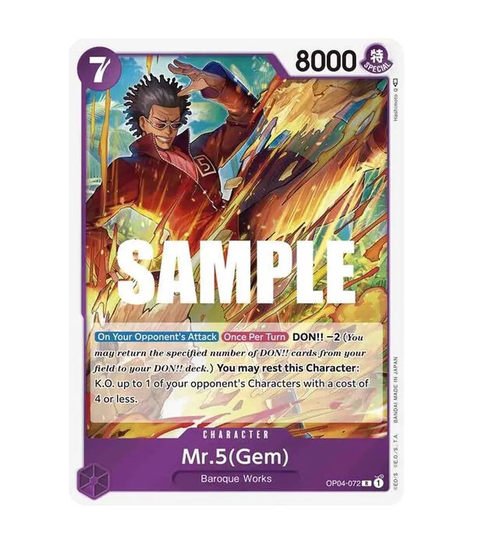 Mr.5 (Gem) OP04-072 1