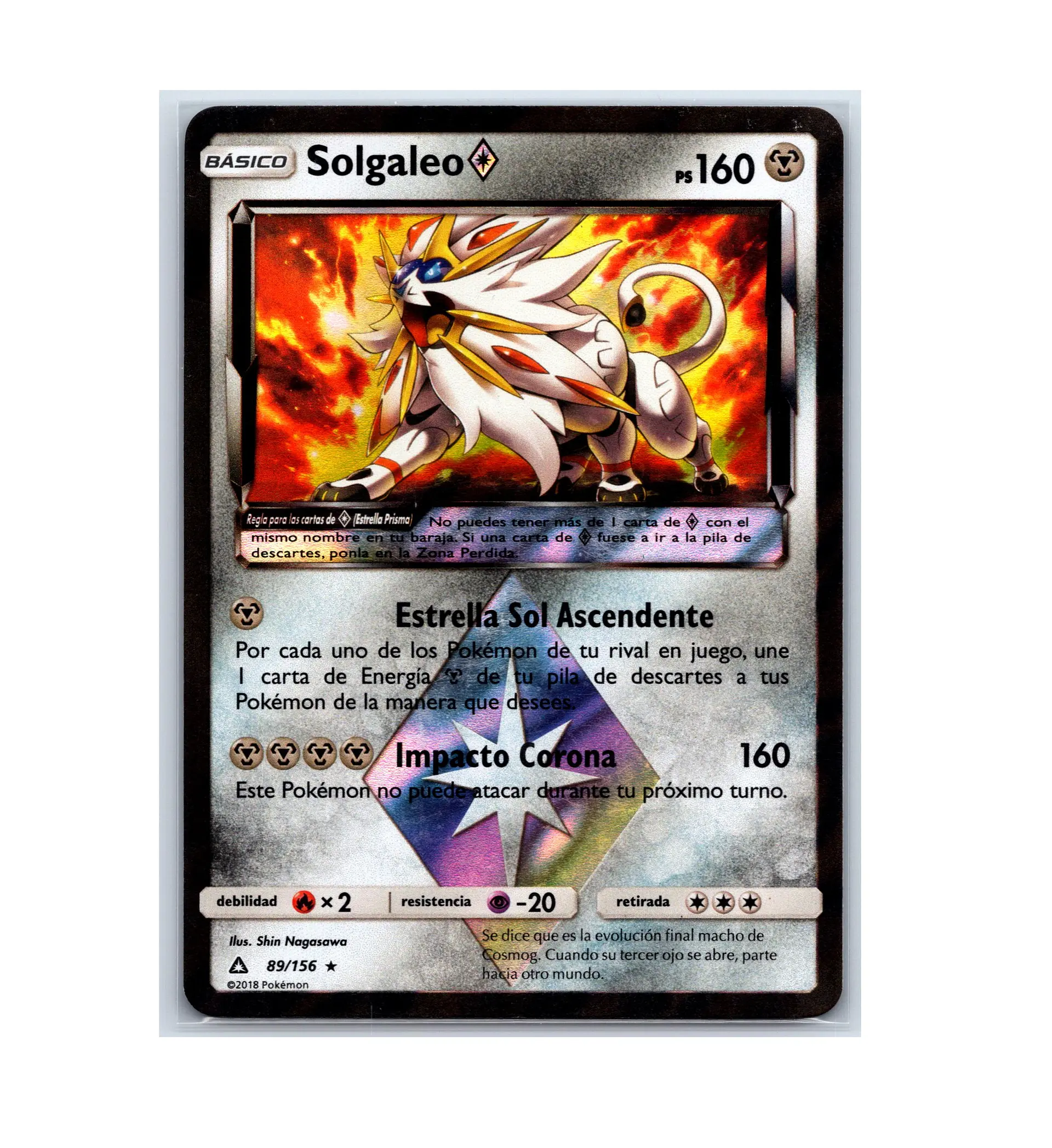 Solgaleo Prism Star #89 ESPAÑOL 1