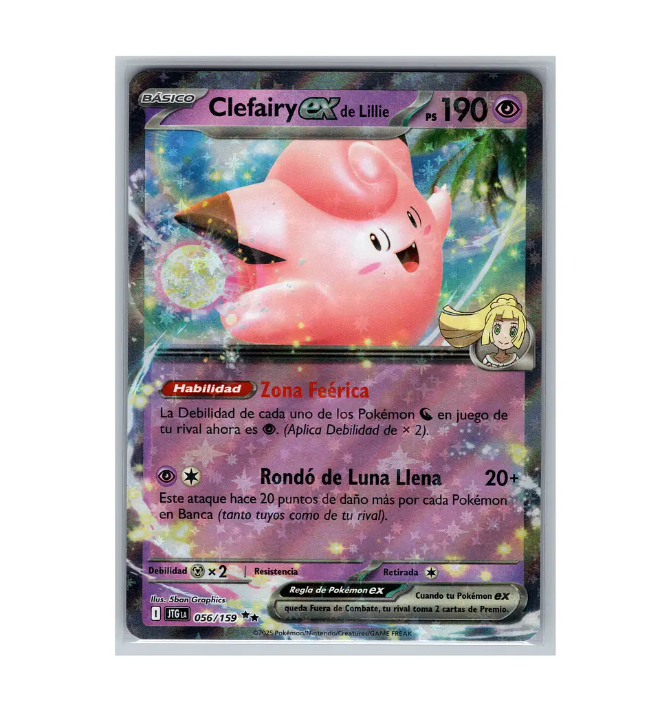 Lillie's Clefairy ex #56 Español 1