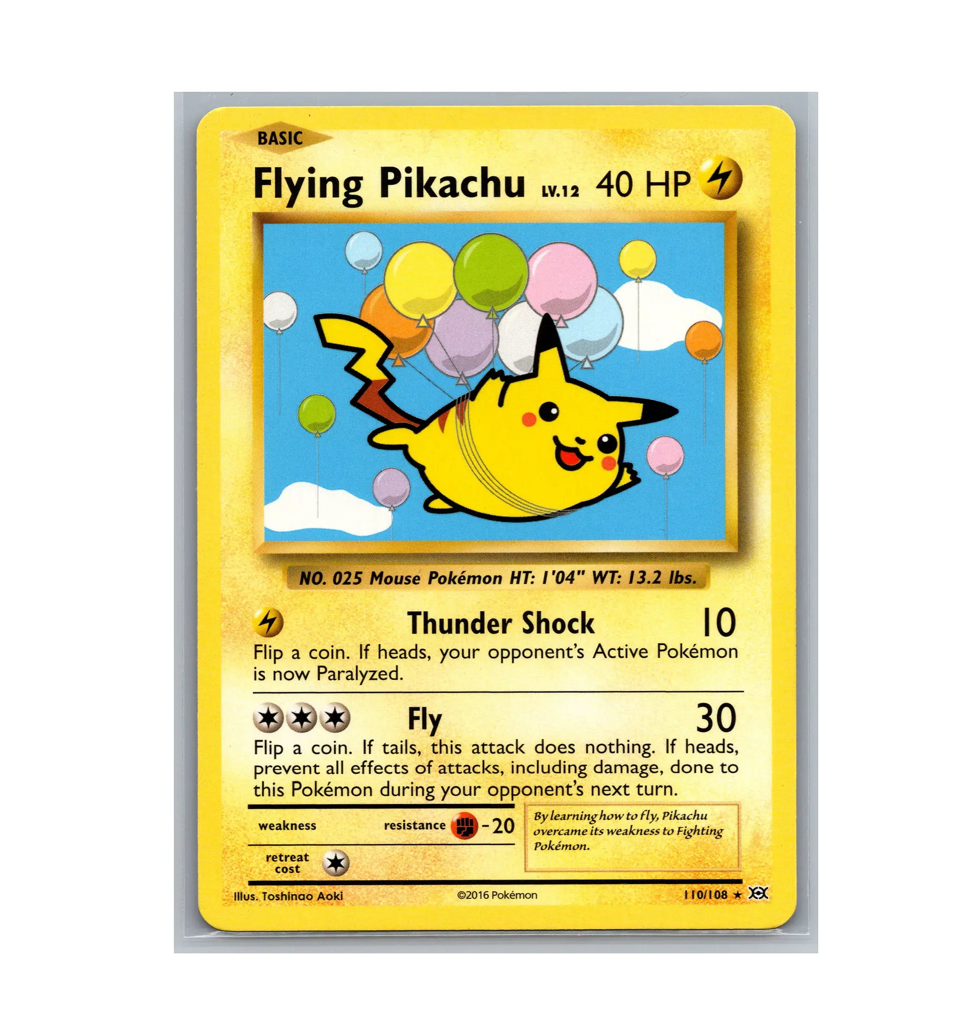 Flying Pikachu #110 INGLES 1