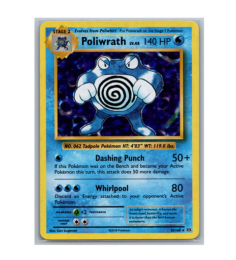 Poliwrath #25 INGLES